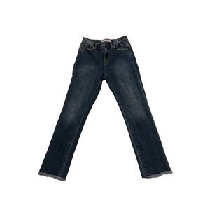 miss me jeans Size /‎ 26 High-Rise Ankle Straight Medium Dark Denim